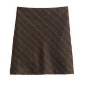 Jcrew grey paid wool skirt size 4
